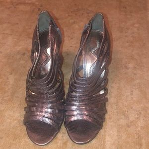 Nine West Silver Heel